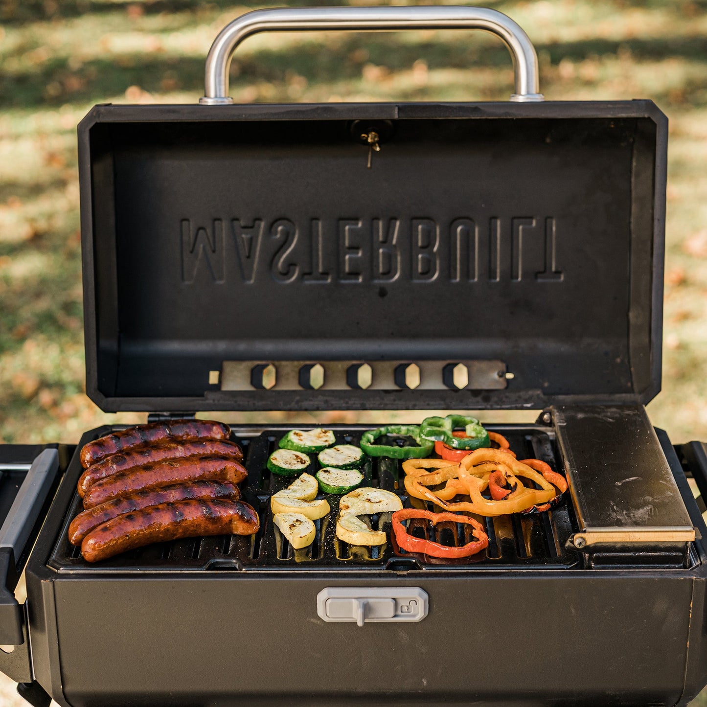 Portable Charcoal Grill and Smoker with Cart