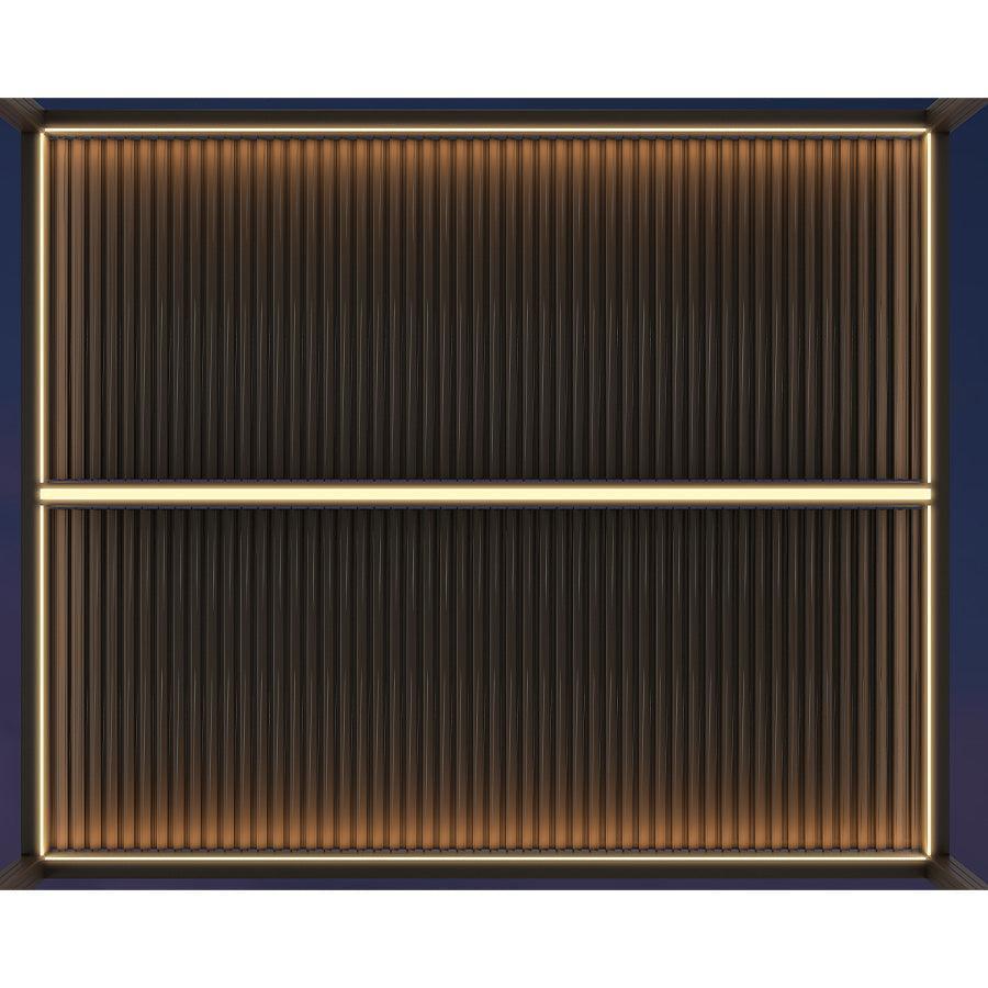 PURPLE LEAF Louvered Pergola Bronze Outdoor Aluminum Pergola with Strip Lights Adjustable Gazebo for Patio Deck Garden