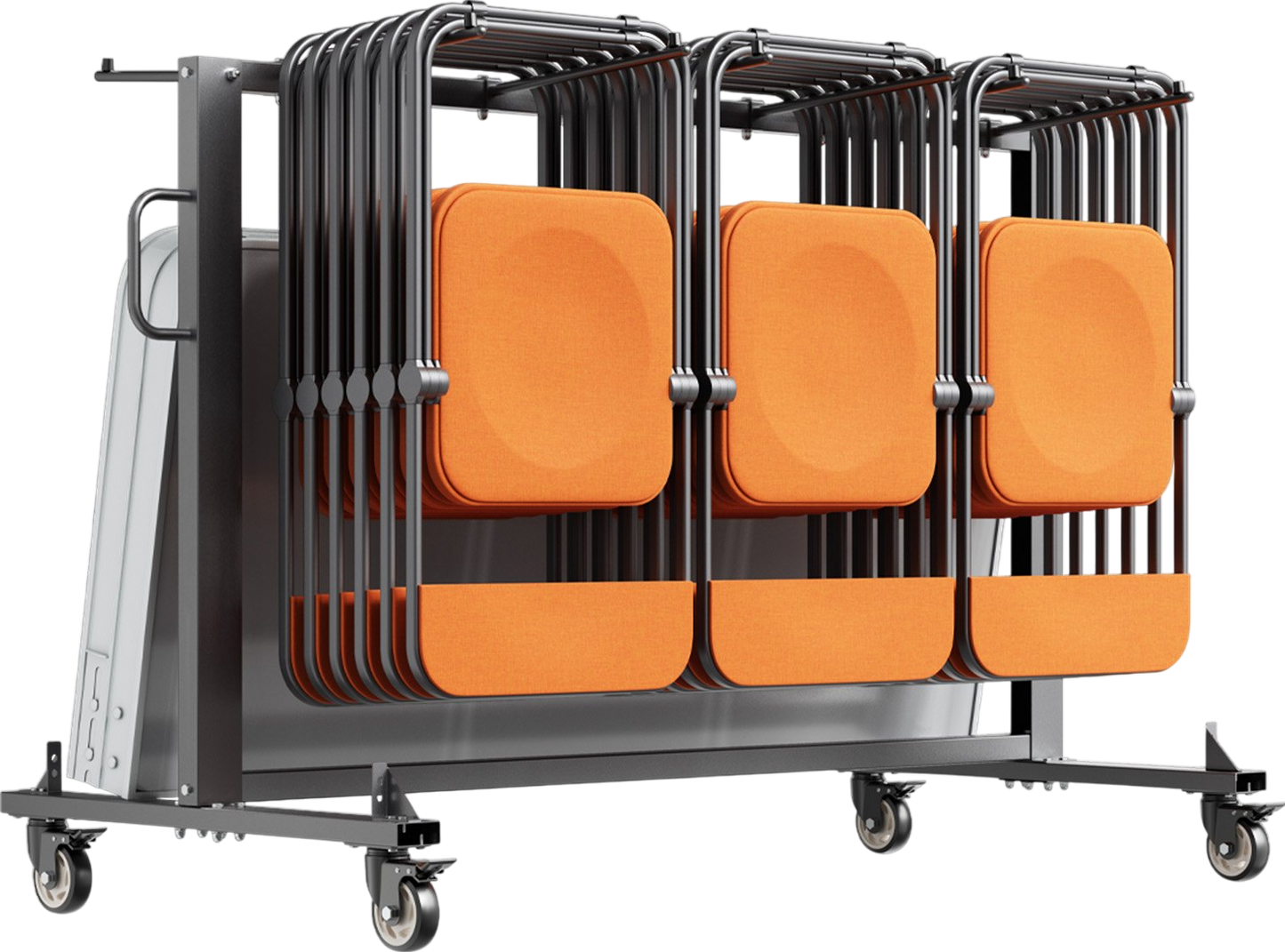 Vevor Folding Chair Rack Cart 400 Lbs Capacity Holds 42 Chairs or 12 Tables New
